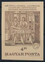 1987 125 éves a Nyomda-, a Papíripar, a Sajtó és a Könyvkiadás Dolgozóinak Szakszervezete vágott bél...