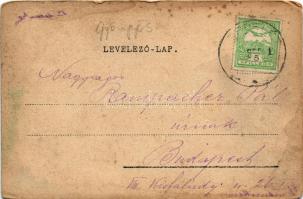 Verpelét, M. kir. posta, 48-as emlékszobor, pályaudvar, vasútállomás (r)