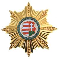 1948. "A Kossuth-érdemrend I. osztályának csillaga" aranyozott és zománcozott tombak csill...