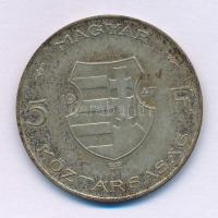 1947. 5Ft Ag "Kossuth" T:VF patina
Adamo F8.1