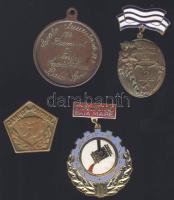 3 klf kitűző + emlékérem