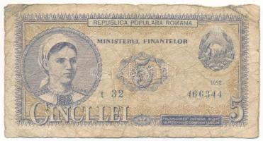 Románia 1952. 5L "t 32 466344" T:VG
Romania 1952. 5 Lei "t 32 466344" C:VG
Kra...