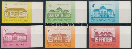 1986 Kastélyok (I.) ívszéli vágott sor (15.000)