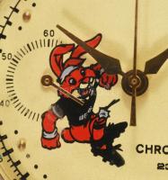 Poljot Chronograph kronogárf Svédország 1992 hoki vb limitált kiadás, automata karóra, működik. d: 3...