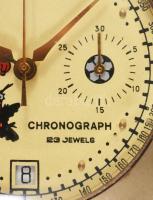 Poljot Chronograph kronogárf Svédország 1992 hoki vb limitált kiadás, automata karóra, működik. d: 3...