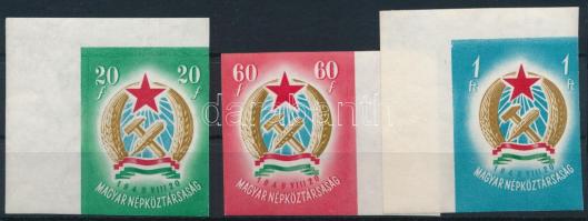 1949 Alkotmány (I.) ívszéli vágott sor (40.000)