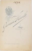 cca 1910 Czullik lányok, Czullik Betti és Inez, a Liechtenstein hercegi kertek igazgatója lányainak ...