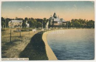 1917 Palicsfürdő, Palic; korzó. Heumann Mór kiadása / corso (EK)