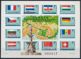 1977 Európa transzkontinentális vízi útja: A Duna-Majna-Rajna vágott blokk (25.000)