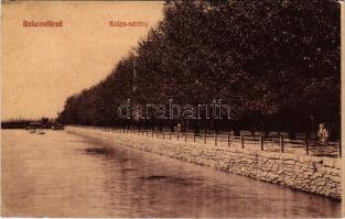 1907 Balatonfüred, Kolos sétány. Koller Károly József kiadása (gyűrődés / crease)