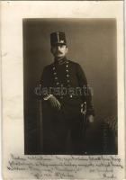 1912 Osztrák-magyar huszár (?) hadnagy katonai egyenruhában / Austro-Hungarian K.u.k. military Hussa...