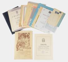 1915-2018 Vegyes emléklapok, oklevelek, összesen 31 db