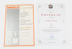 1915-2018 Vegyes emléklapok, oklevelek, összesen 31 db