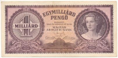 1946. 1.000.000.000P "R 122 083376" T:F szép papír
Adamo P28
