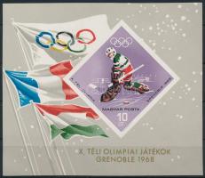 1967 Téli Olimpia III. - Grenoble vágott blokk
