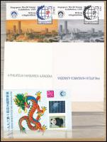 5 db emlékív: Singapore 4 féle változat + Kína (2018 katalógus szerint: 33.800)