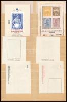 6 db klf emlékív, mind ajándék változat (2018 katalógus szerint: 36.000)