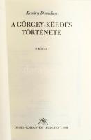 4 db Görgei Artúr 1848/49-es honvédtábornokkal kapcsolatos könyv: Kosáry Domokos: A Görgey-kérdés tö...