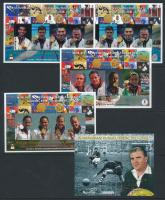 2009-2012 5 db klf sport témájú emlékív: Puskás + 4 klf Olimpiai aranyérmesek