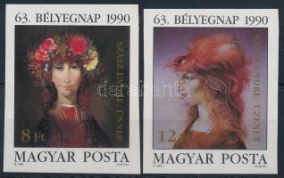 1990 Bélyegnap (63.) - Festmények vágott sor (5.000)
