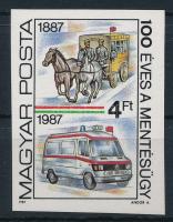 1987 Mentésügy vágott bélyeg