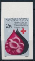 1982 Haematológiai Világkongresszus vágott ívszéli bélyeg