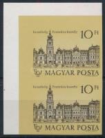 1989 Kastélyok (III.) ívsarki vágott függőleges pár (8.000)