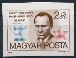 1983 Hamburger Jenő vágott bélyeg