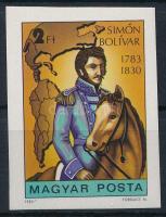 1983 Simón Bolívar vágott bélyeg