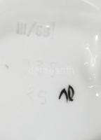 Kisfiú és kislány 2 db német porcelán Kézzel festett, jelzés nélkül, hibátlan 17-18 cm