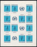 1979 Emberi jogok nyilatkozata vágott teljes ív (12.000)
