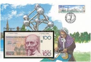 Belgium 1978-1981(DN) 100Fr felbélyegzett borítékban, bélyegzéssel T:UNC
Belgium 1978-1981(ND) 100 ...