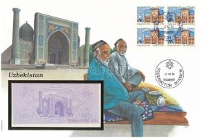 Üzbegisztán 1992. 5S felbélyegzett borítékban, bélyegzéssel T:UNC
Uzbekistan 1992. 5 So'm in e...