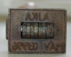 Ajka vasúti bélyegző