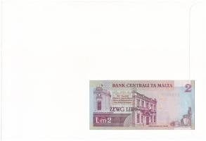 Málta 1994. 2L felbélyegzett borítékban, bélyegzéssel T:UNC
Malta 1994. 2 Liri in envelope with sta...