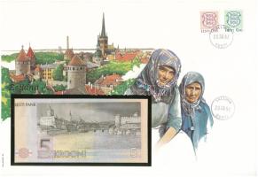 Észtország 1991. 5K felbélyegzett borítékban, bélyegzéssel T:UNC
Estonia 1991. 5 Krooni in envelope...