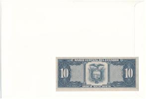 Ecuador 1986. 10S felbélyegzett borítékban, bélyegzéssel T:UNC
Ecuador 1986. 10 Sucres in envelope ...