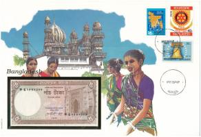 Bangladesh 1981. 5T felbélyegzett borítékban, bélyegzéssel T:UNC
Bangladesh 1981. 5 Taka in envelop...