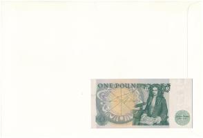 Nagy-Britannia / Anglia DN(1981-1984) 1P "II. Erzsébet / Sir Isaac Newton" felbélyegzett b...