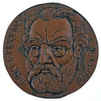 1990. "Erkel Ferenc 1810-1893" névre szóló mázas kerámia plakett "Hegedűs Lászlónak 1...