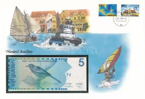 Holland-Antillák 1986. 5G felbélyegzett borítékban, bélyegzéssel T:UNC
Netherlands Antilles 1986. 5...