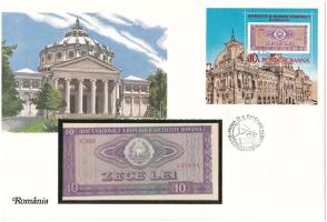 Románia 1966. 10L felbélyegzett borítékban, bélyegzéssel T:UNC
Romania 1966. 10 Lei in envelope wit...