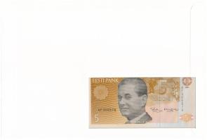 Észtország 1991. 5K felbélyegzett borítékban, bélyegzéssel T:UNC
Estonia 1991. 5 Krooni in envelope...