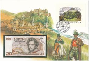Ausztria 1986. 20Sch felbélyegzett borítékban, bélyegzéssel T:UNC
Ausztria 1986. 20 Schilling in en...