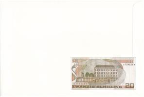 Ausztria 1986. 20Sch felbélyegzett borítékban, bélyegzéssel T:UNC
Ausztria 1986. 20 Schilling in en...