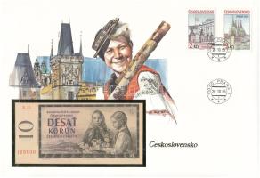 Csehszlovákia 1960. 10K felbélyegzett borítékban, bélyegzéssel T:UNC
Czechoslovakia 1960. 10 Korun ...
