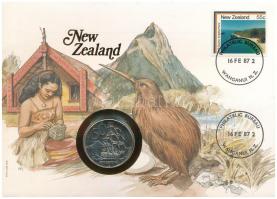 Új-Zéland 1982. 50c felbélyegzett borítékban, bélyegzéssel T:UNC
New Zealand 1982. 50 Cents in enve...