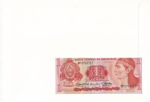 Honduras 1989. 1L felbélyegzett borítékban, bélyegzéssel T:UNC
Honduras 1989. 1 Lempira in envelope...