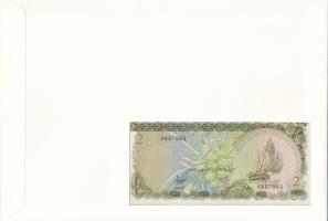 Maldív-szigetek 1983. 2R felbélyegzett borítékban, bélyegzéssel T:UNC
Maldives 1983. 2 Rufiyaa in e...