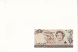 Új-Zéland 1985-1989. 1$ borítékban, alkalmi bélyeggel és bélyegzéssel T:UNC
New Zealand 1985-1989. ...